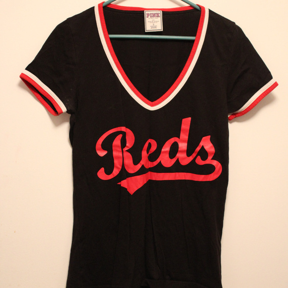 pink cincinnati reds shirt